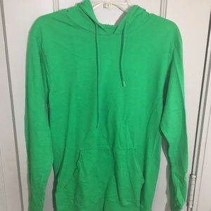 Green sweatshirt